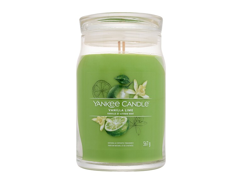 Duftkerze Yankee Candle Signature Vanilla Lime 567 g