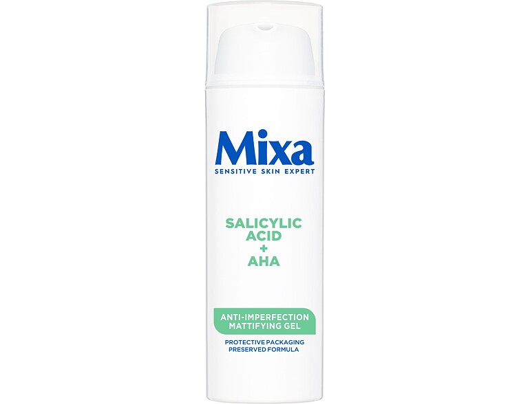 Gesichtsgel Mixa Salicylic Acid + AHA Anti-Imperfection Mattifying Gel 50 ml