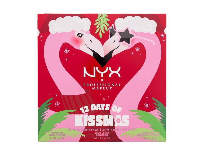 Beauty Set NYX Professional Makeup Fa La La L.A. Land 12 Days Of Kissmas 1 St. Beschädigte Schachtel Sets