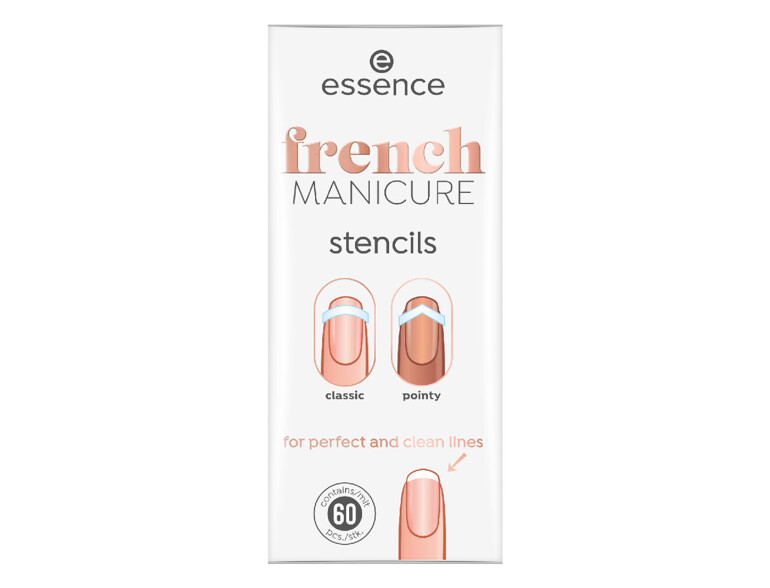 Maniküre Essence French Manicure Stencils 01 French Tips & Tricks 60 St.