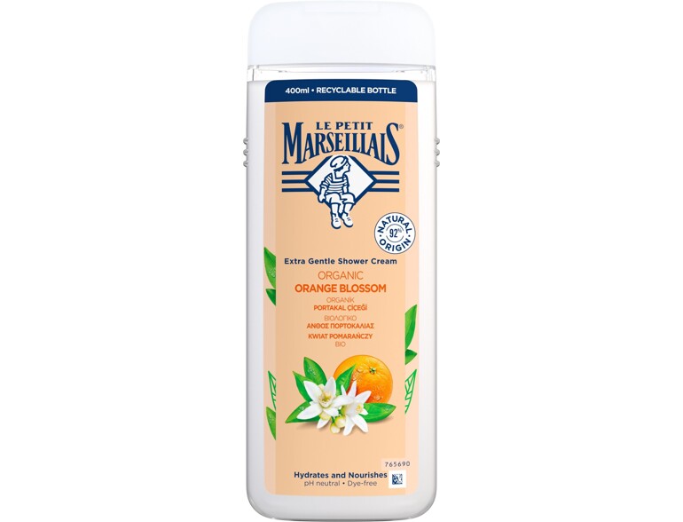 Duschcreme Le Petit Marseillais Extra Gentle Shower Cream Organic Orange Blossom 400 ml