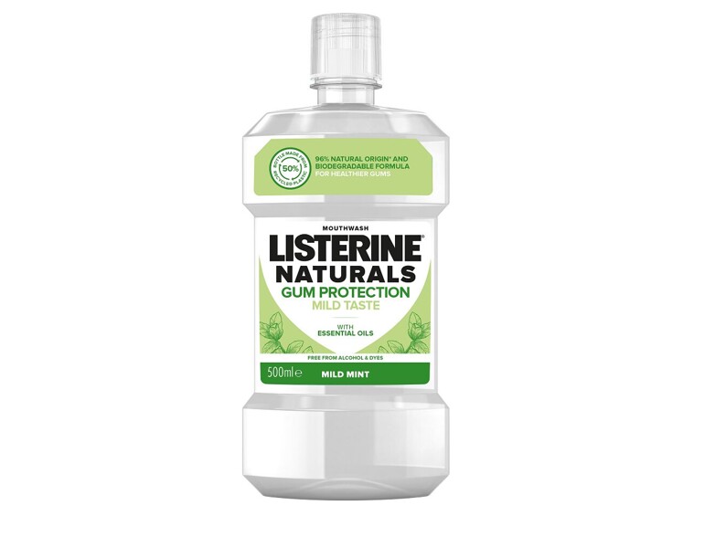 Mundwasser Listerine Naturals Gum Protection Mild Taste Mouthwash 500 ml