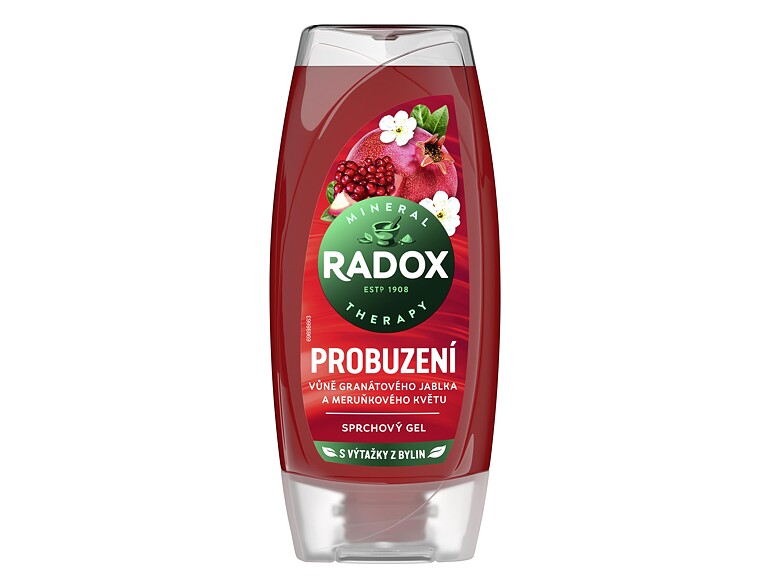 Duschgel Radox Awakening Pomegranate And Apricot Blossom Shower Gel 225 ml