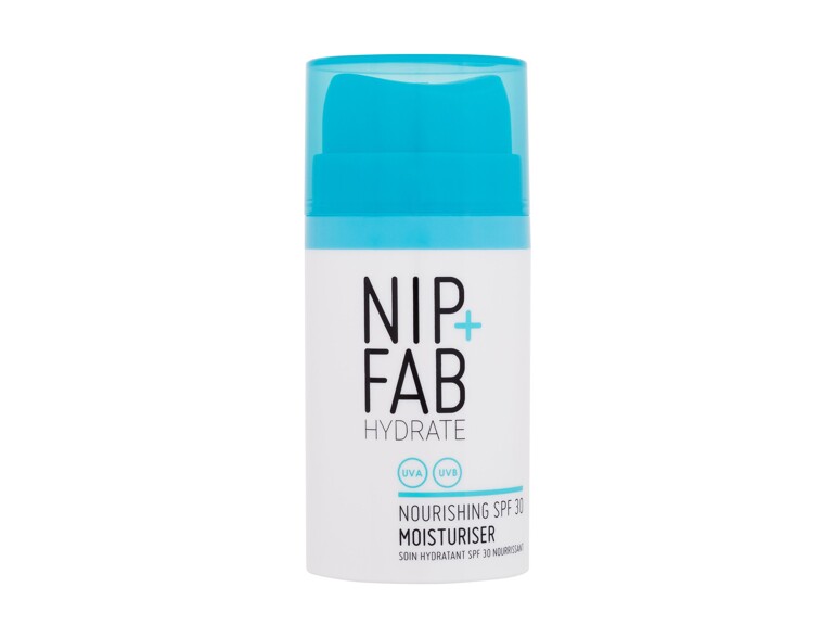 Sonnenschutz fürs Gesicht NIP+FAB Hydrate Nourishing Moisturiser SPF30 50 ml