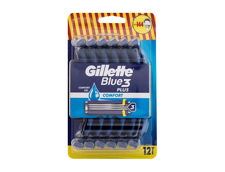 Rasierer Gillette Blue3 Comfort 12 St. Beschädigte Schachtel