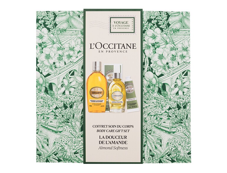 Duschöl L'Occitane Almond (Amande) Body Care Gift Set 250 ml Beschädigte Schachtel Sets