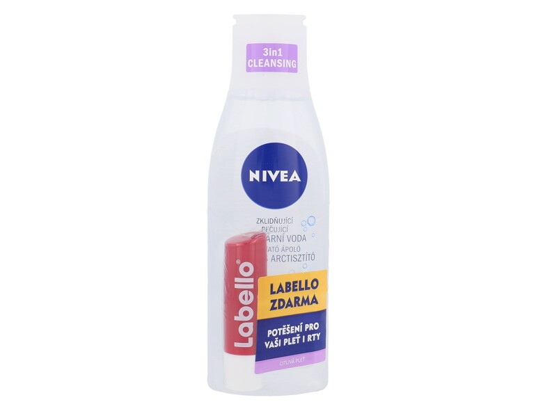 Mizellenwasser Nivea Sensitive 3in1 Micellar Cleansing Water 200 ml Sets