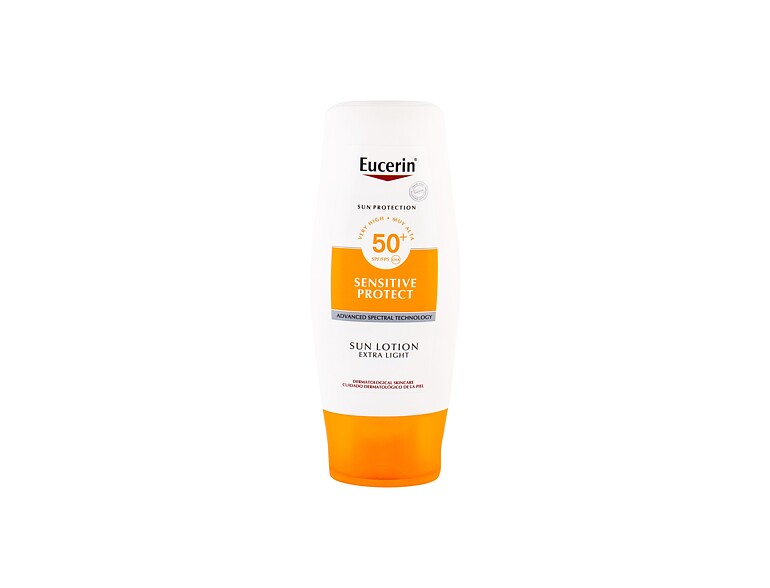 Sonnenschutz Eucerin Sun Sensitive Protect Sun Lotion SPF50+ 150 ml Beschädigte Schachtel