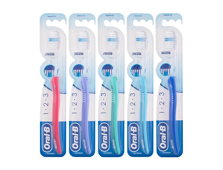 Zahnbürste Oral-B 1-2-3 Indicator Medium 1 St.