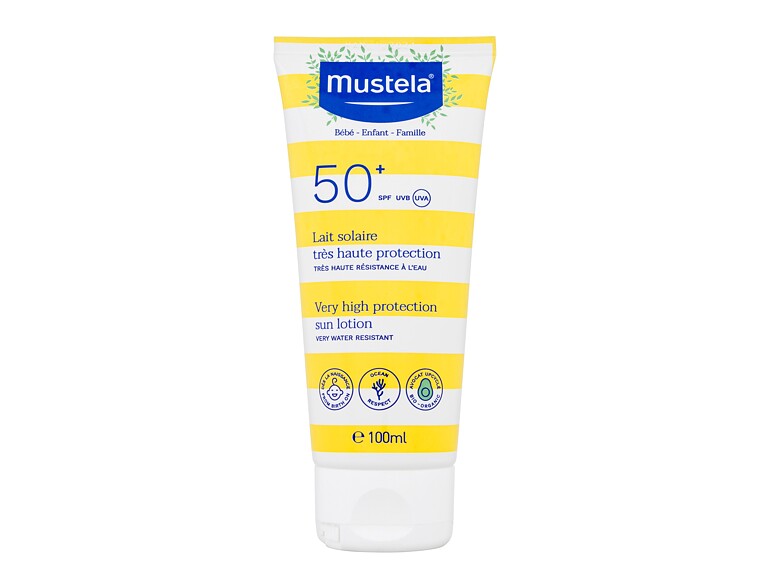 Sonnenschutz Mustela Bébé Family Very High Protection Sun Lotion SPF50+ 100 ml