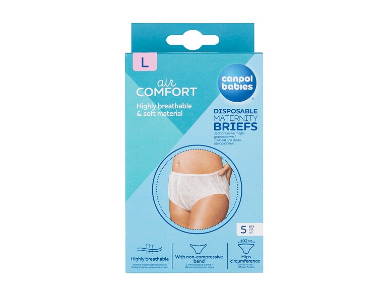 Wöchnerinnen Slip Canpol babies Air Comfort Disposable Maternity Briefs L 5 St.