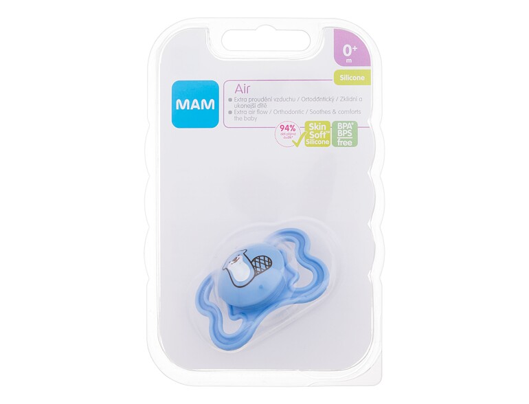 Schnuller MAM Air Silicone Pacifier 0m+ Beaver 1 St.