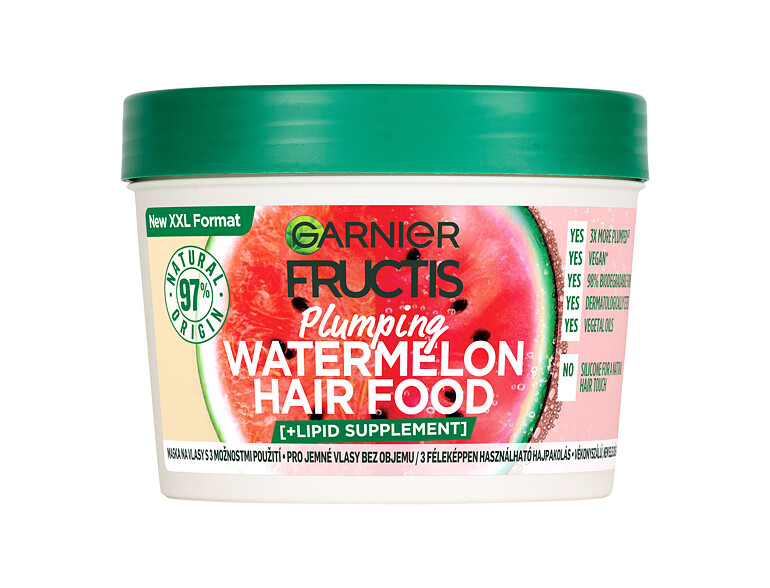 Food Haarmaske Mask Plumping Hair Fructis Garnier Watermelon