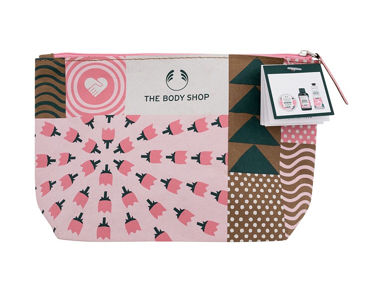 Duschgel The Body Shop British Rose Bloom & Glow 60 ml Sets