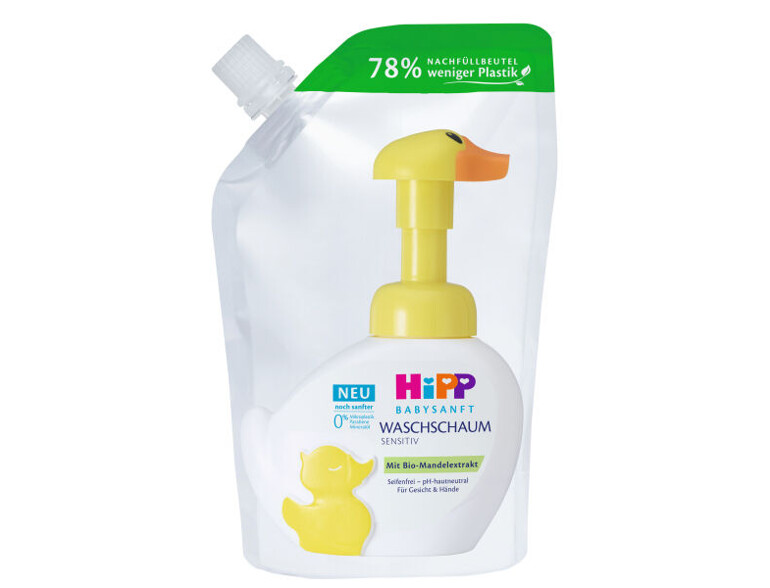 Sapone liquido Hipp Babysanft Washing Foam Ricarica 250 ml