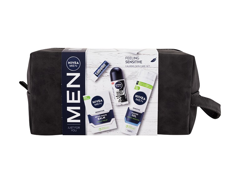 After Shave Balsam Nivea Men Feeling Sensitive 100 ml Beschädigte Verpackung Sets