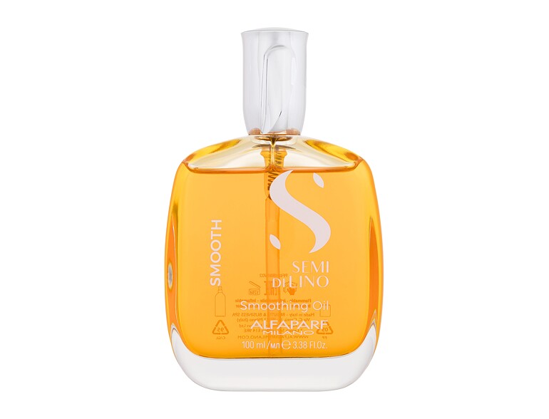 Haaröl ALFAPARF MILANO Semi Di Lino Smooth Smoothing Oil 100 ml Beschädigte Schachtel