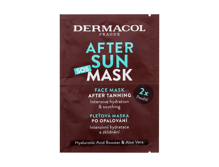 Soin après-soleil Dermacol After Sun SOS Mask 2x8 ml