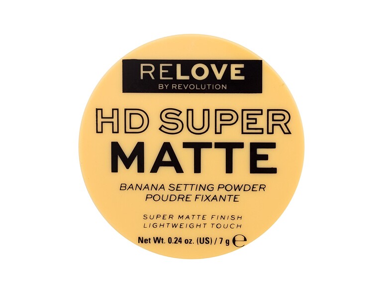 Puder Revolution Relove HD Super Matte Banana Setting Powder 7 g