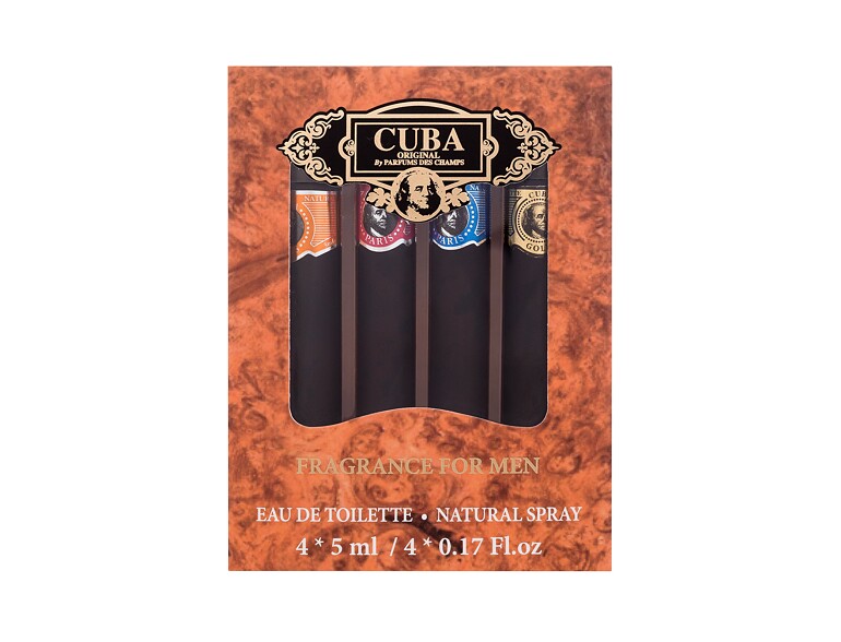 Eau de Toilette Cuba Set Miniatures 5 ml Sets