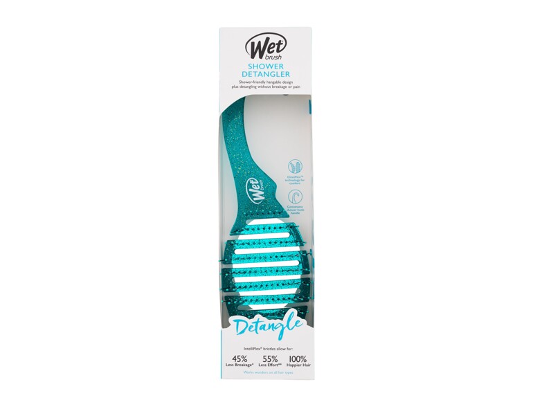 Haarbürste Wet Brush Shower Detangler 1 St. Teal Glitter