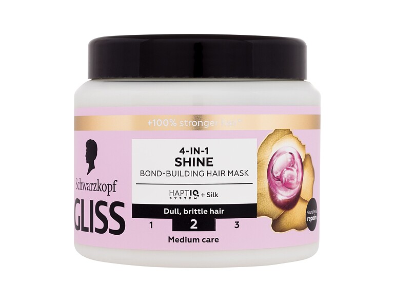 Haarmaske Schwarzkopf Gliss Shine 4-in-1 Hair Mask 400 ml