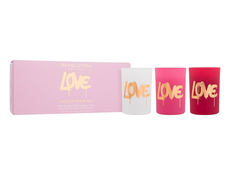 Duftkerze Revolution Home Love Mini Scented Candle Trio 40 g Sets