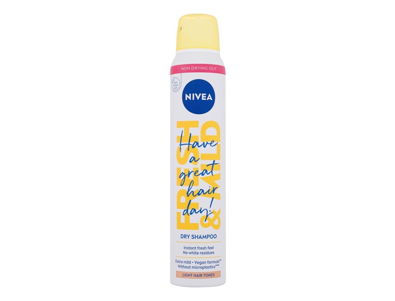 Trockenshampoo Nivea Fresh & Mild Light Hair Tones Dry Shampoo 200 ml