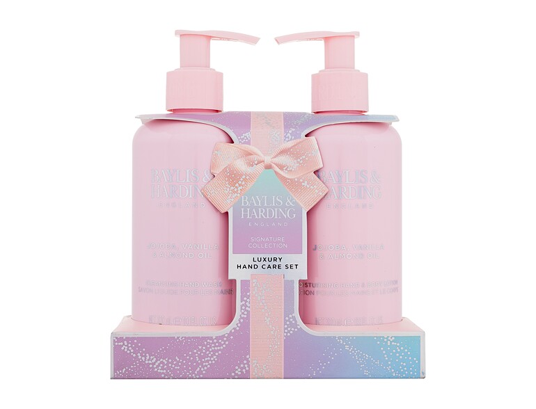 Körperlotion Baylis & Harding Jojoba, Vanilla & Almond Oil Signature Collection Luxury Hand Care Set 300 ml Sets