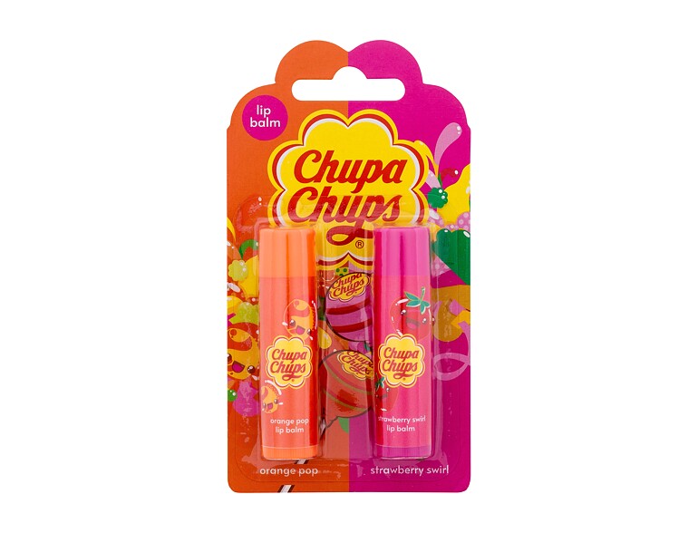 Lippenbalsam Chupa Chups Lip Balm Duo SET2 4 g Sets