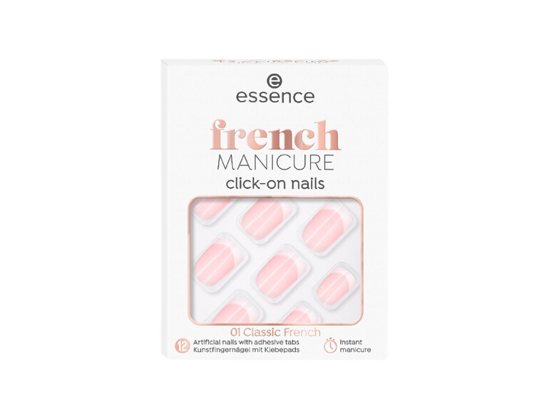 Kunstnägel Essence French Manicure Click & Go Nails 12 St. 01 Classic French