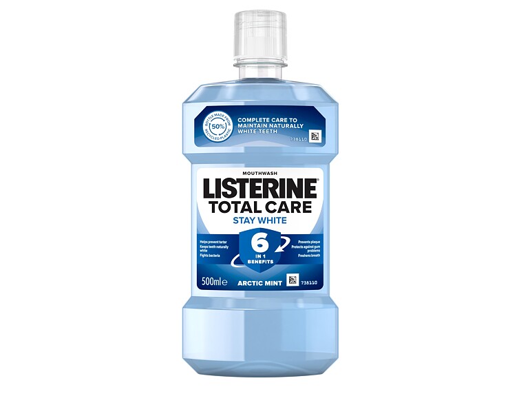 Mundwasser Listerine Total Care Stay White Mouthwash 6 in 1 500 ml