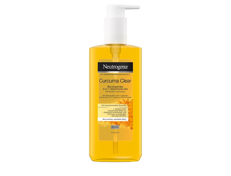 Reinigungsgel Neutrogena Curcuma Clear Micellar Gel 3-in-1 200 ml