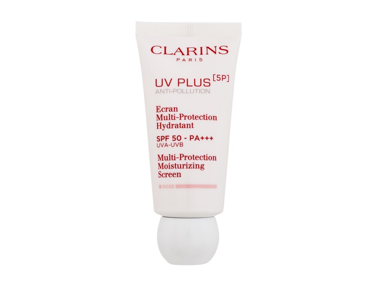 Tagescreme Clarins UV Plus 5P Multi-Protection Moisturizing Screen SPF50 50 ml Rose