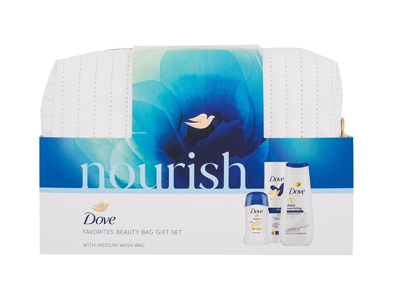 Duschgel Dove Nourish Favorites Beauty Bag 225 ml Sets