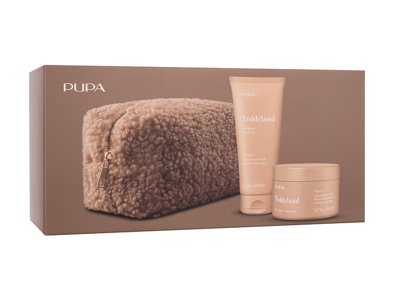 Duschgel Pupa Teddyland Milk and Coffee Beans Beauty Kit 200 ml Sets