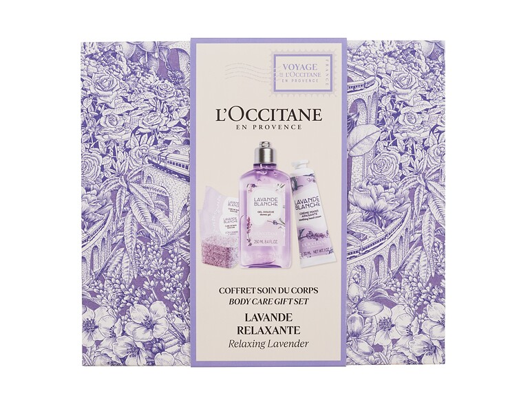 Duschgel L'Occitane Lavande Blanche Body Care Gift Set 250 ml Sets