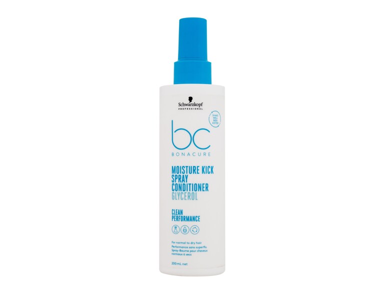 Conditioner Schwarzkopf Professional BC Bonacure Moisture Kick Spray Conditioner Glycerol 200 ml