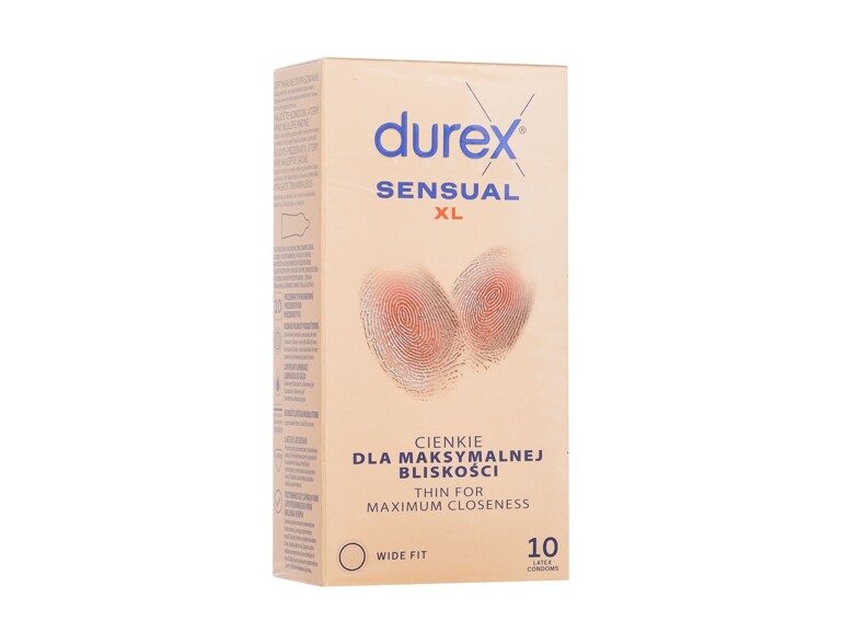 Kondom Durex Sensual XL 10 St. Beschädigte Schachtel