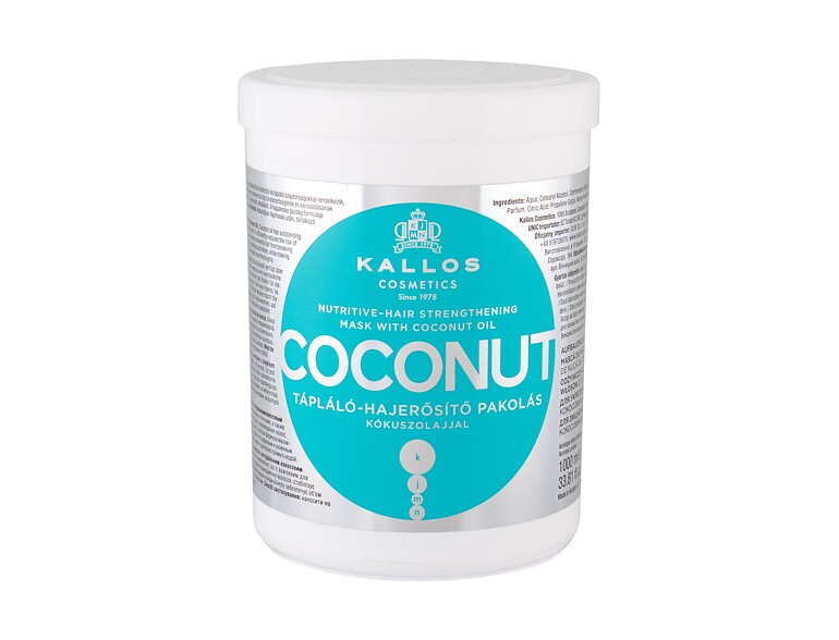 Haarmaske Kallos Cosmetics Coconut 1000 ml