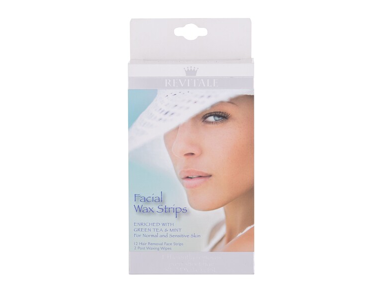 Depilationspräparat Revitale Wax Strips Facial 12 St.