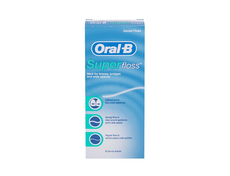 Zahnseide Oral-B Super Floss 1 St. Beschädigte Schachtel