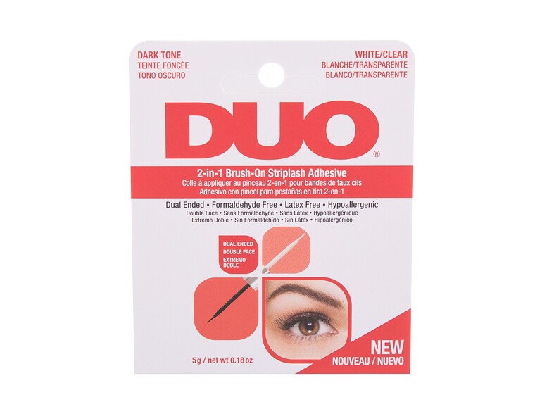 Wimpernkleber Ardell Duo 2-in-1 Brush-On Striplash Adhesive 5 g Beschädigte Schachtel