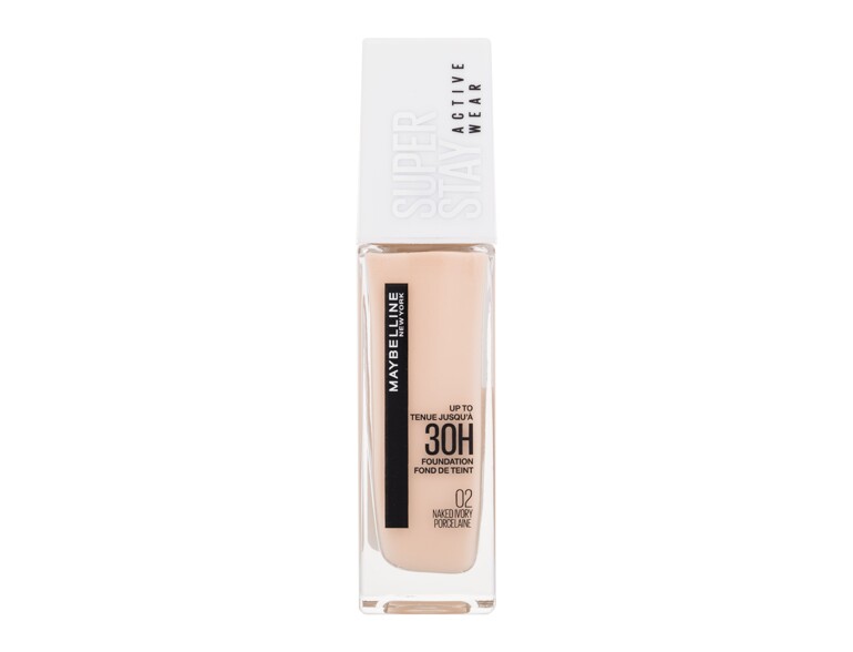 Foundation Maybelline Super Stay Active Wear 30H 30 ml 02 Naked Ivory Porcelaine