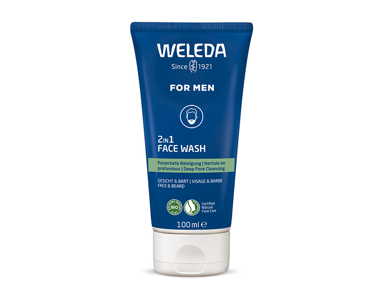 Gel nettoyant Weleda For Men 2in1 Face Wash 100 ml
