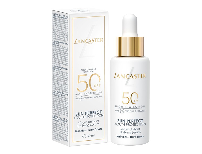 Sonnenschutz fürs Gesicht Lancaster Sun Perfect Youth Protection Unifying Serum SPF50 30 ml