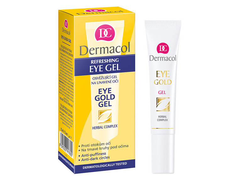 Augengel Dermacol Eye Gold 15 ml Beschädigte Schachtel