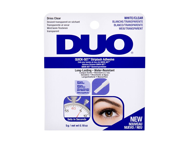 Wimpernkleber Ardell Duo Quick-Set Striplash Adhesive White/Clear 5 g