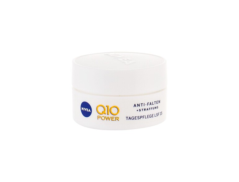 Crema giorno per il viso Nivea Q10 Power Anti-Wrinkle Firming Day Cream SPF15 20 ml scatola danneggi