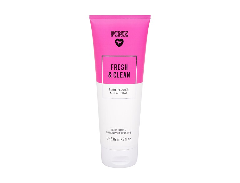 Latte corpo Victoria´s Secret Pink Fresh & Clean 236 ml flacone danneggiato